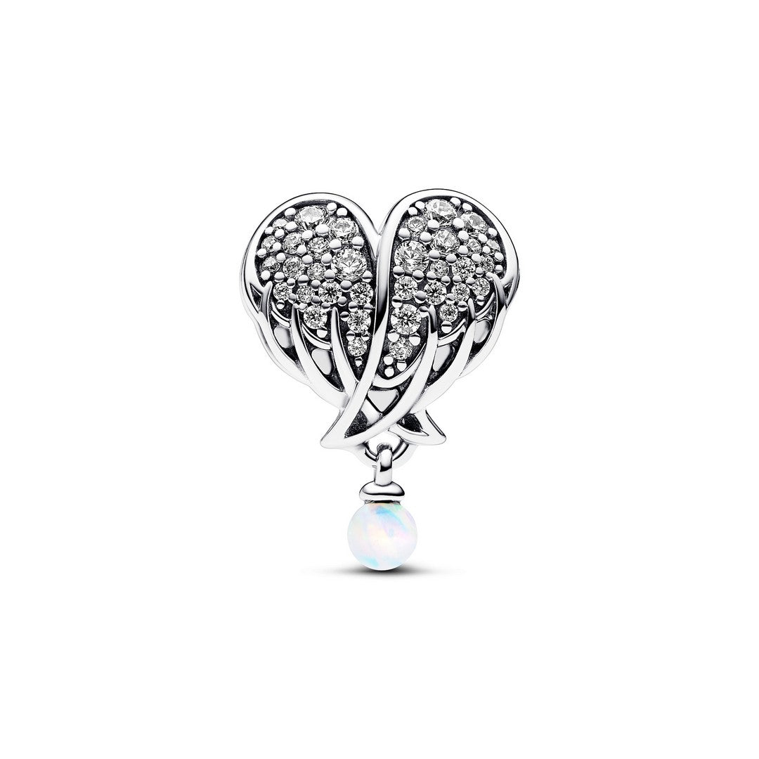 Charm Donna Pandora Cuore Ali d'Angelo - 792980C01 - Gioielleria De Patto