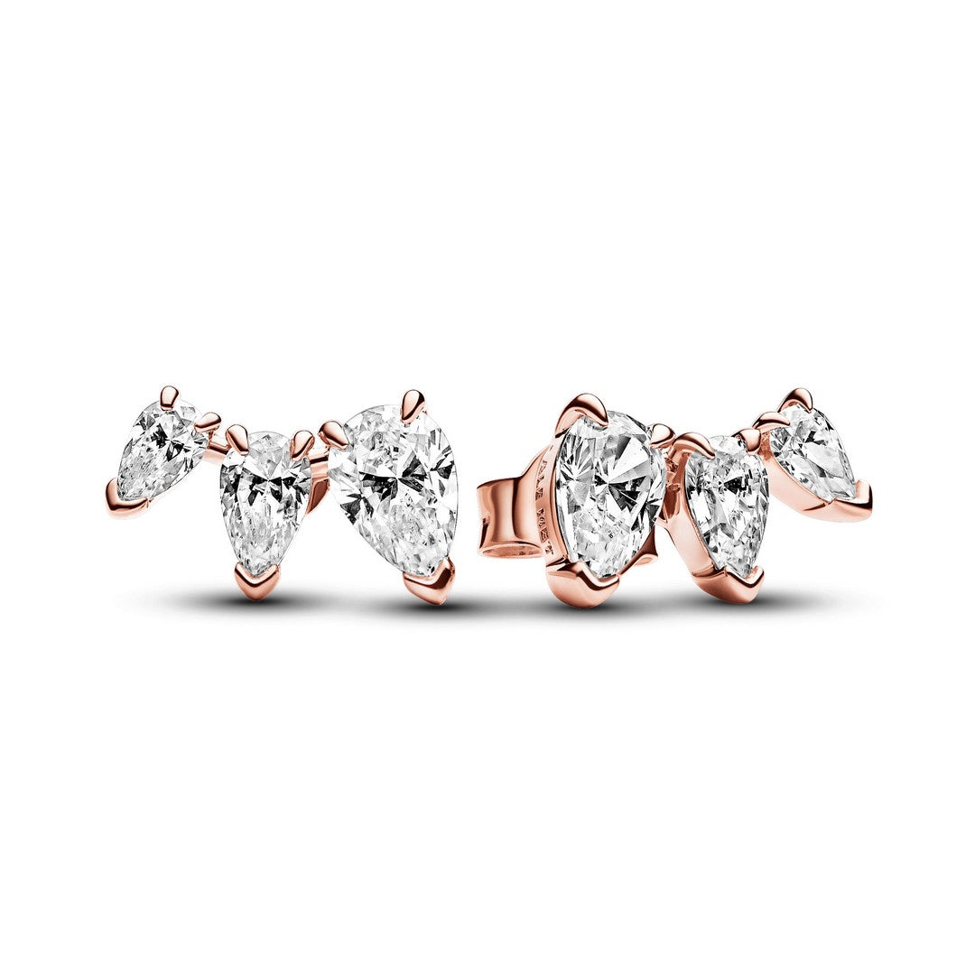 Orecchini Donna Pandora Gocce Asimmetriche - 282836C01 - Gioielleria De Patto