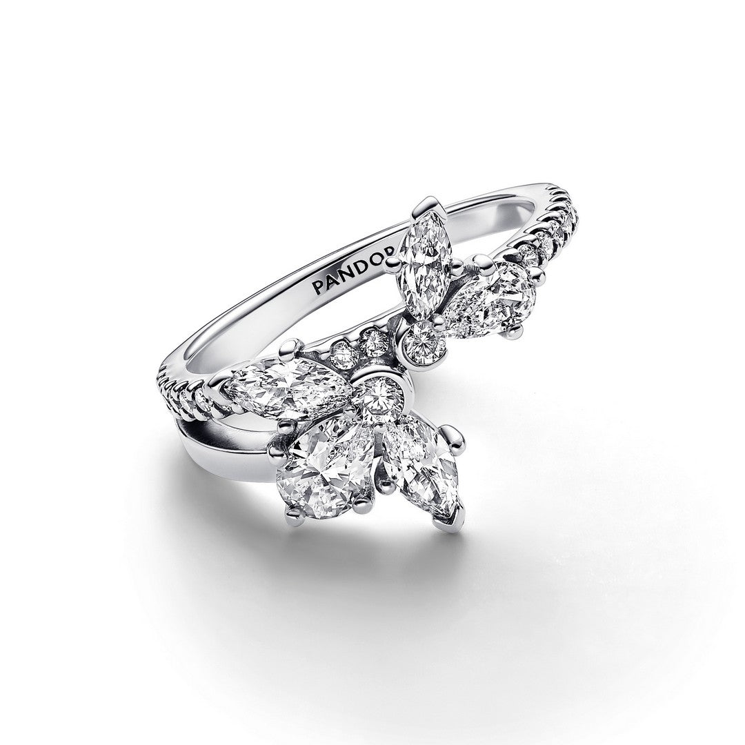 Anello Donna Pandora Asimmetrico Herbarium Petali Luminosi - 193023C01 - Gioielleria De Patto
