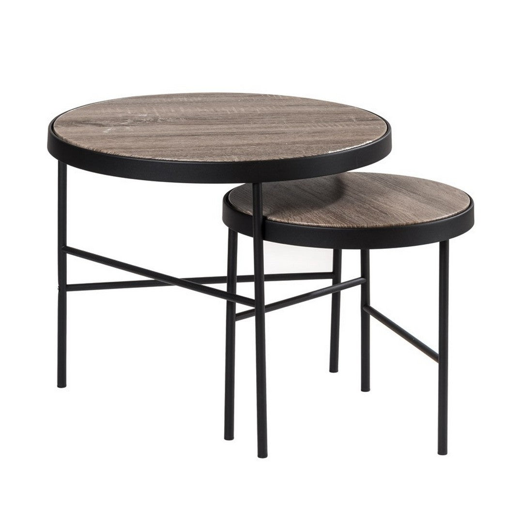 L'Oca Nera Tavolini Tondi set 2 Pz- 1J110