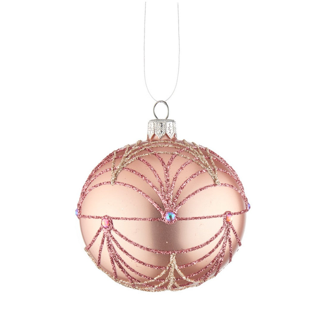 L'Oca Nera Palla Decorata Rosa - 1XM618.15 - Gioielleria De Patto