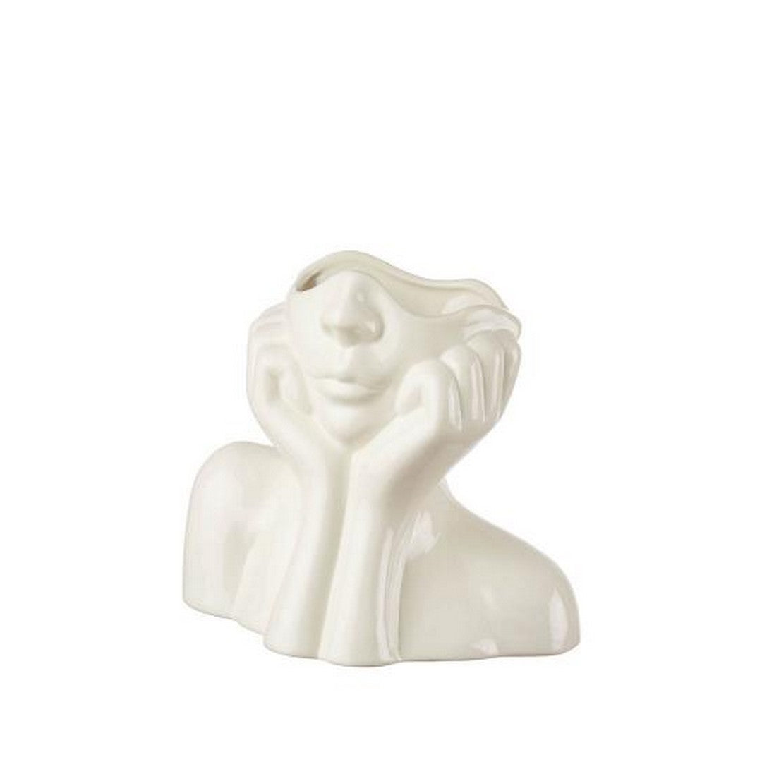 L'Oca Nera Vaso scultura viso donna - 1M255 - Gioielleria De Patto