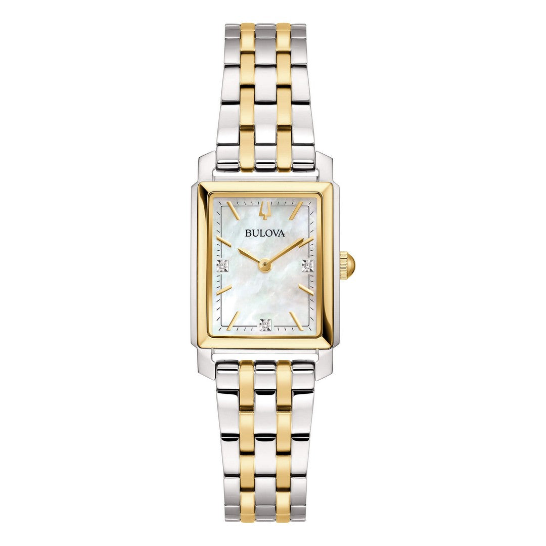 Orologio Bulova Donna Sutton Tank Bicolore - 98P220 - Gioielleria De Patto