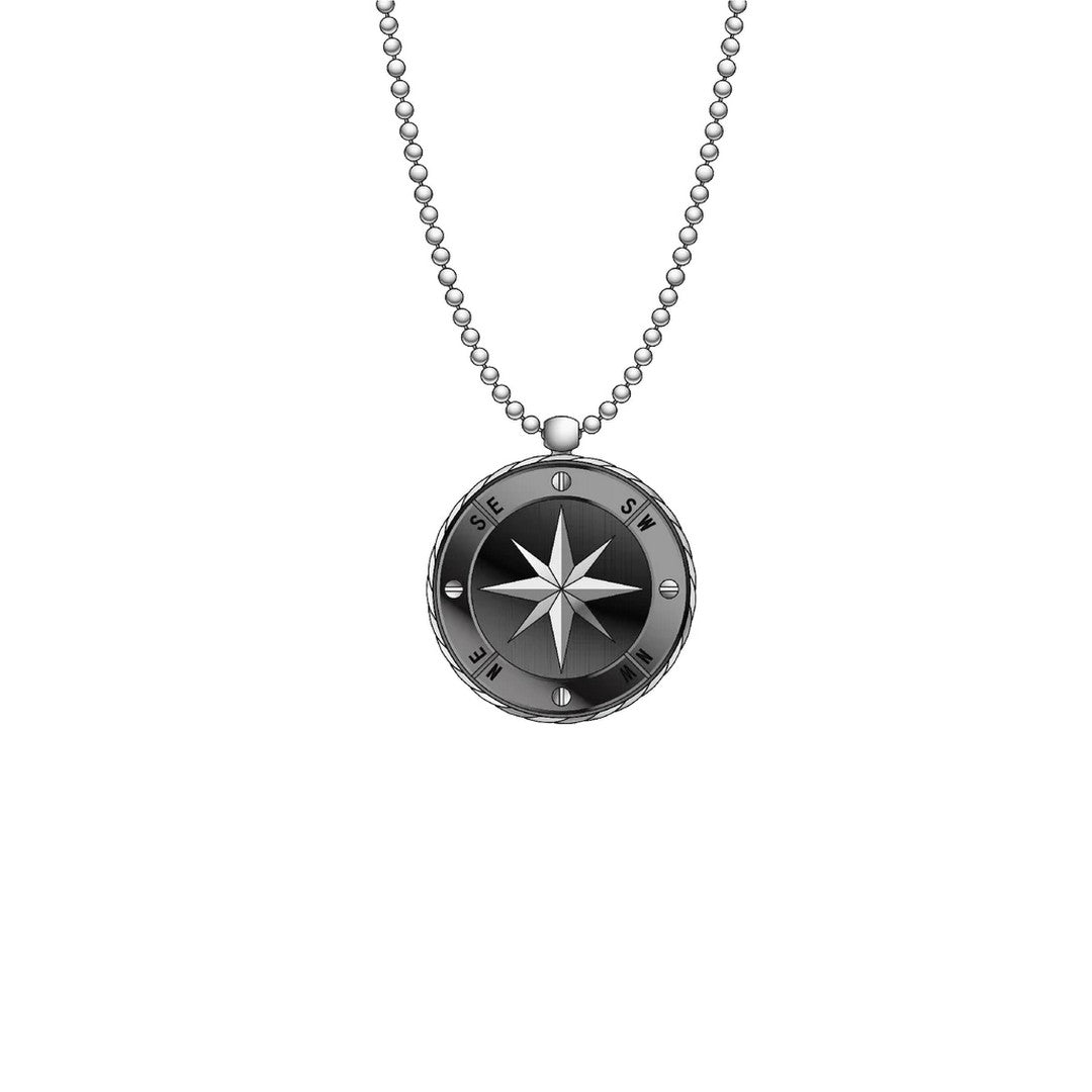 Zancan Collana Acciaio Uomo - EHC151 - Gioielleria De Patto