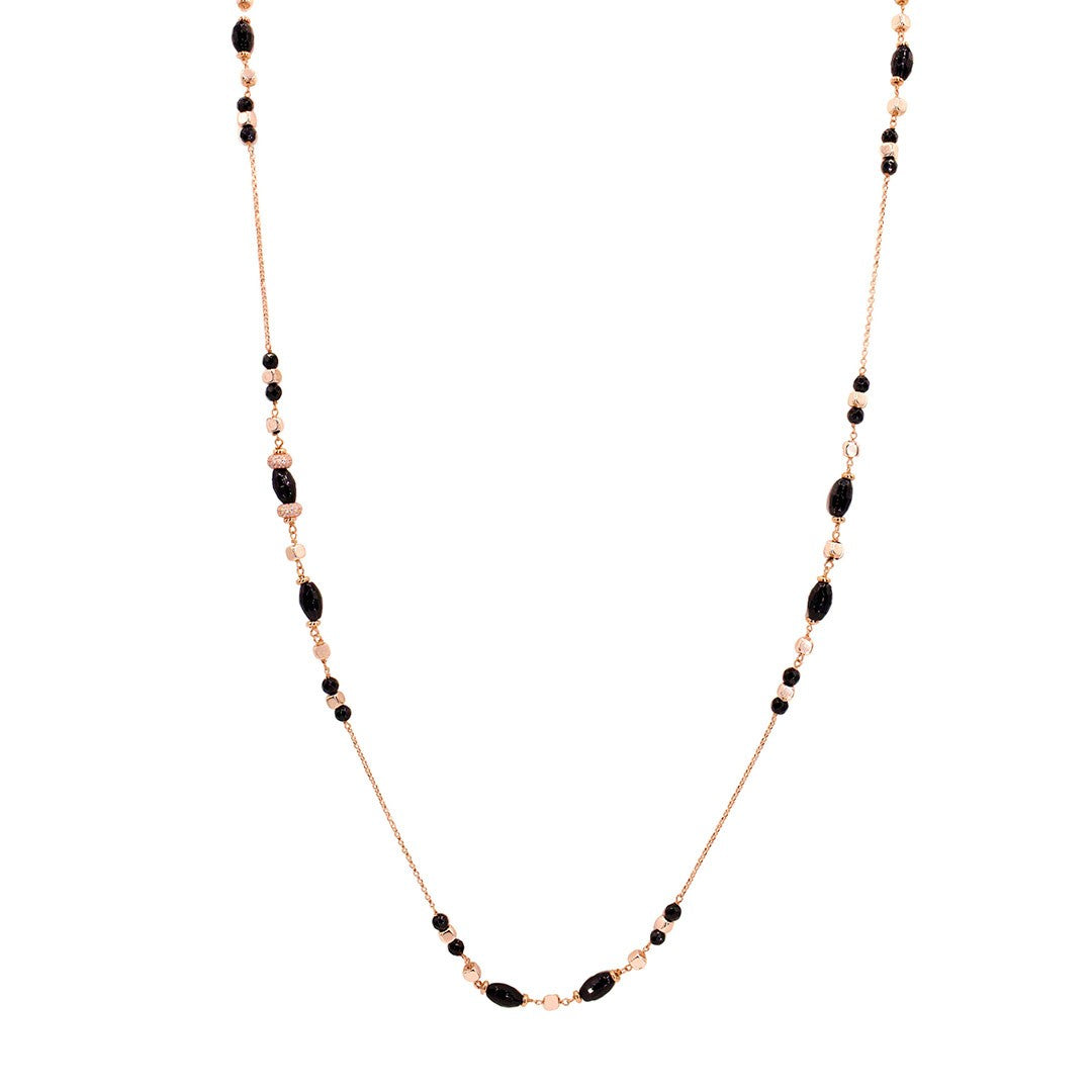 Alisei Collana Donna Onice/Agata ed Ematite con zirconi - C219 - Gioielleria De Patto