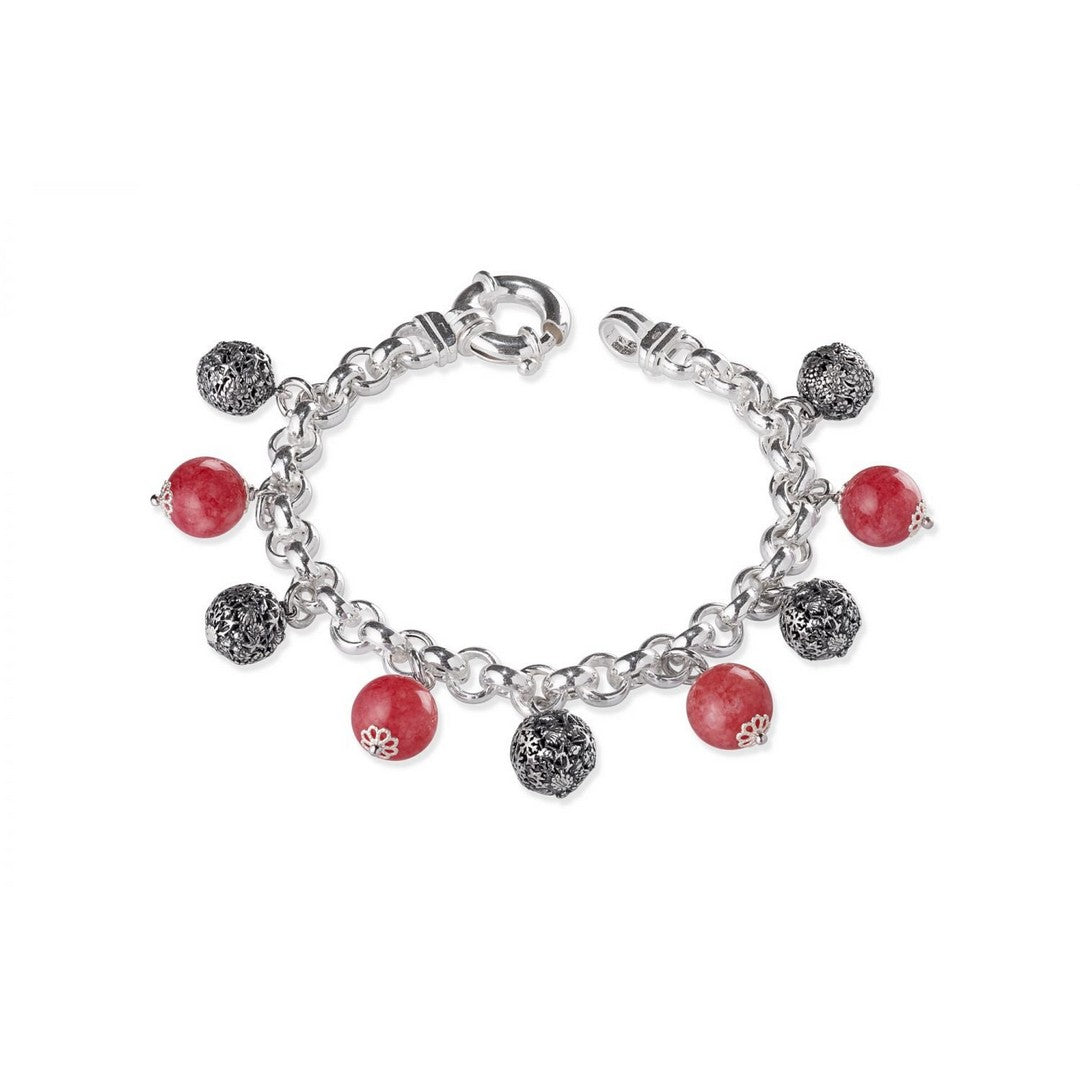 Gerardo Sacco Bracciale pietre ed elementi in arg.925/000 - Gioielleria De Patto