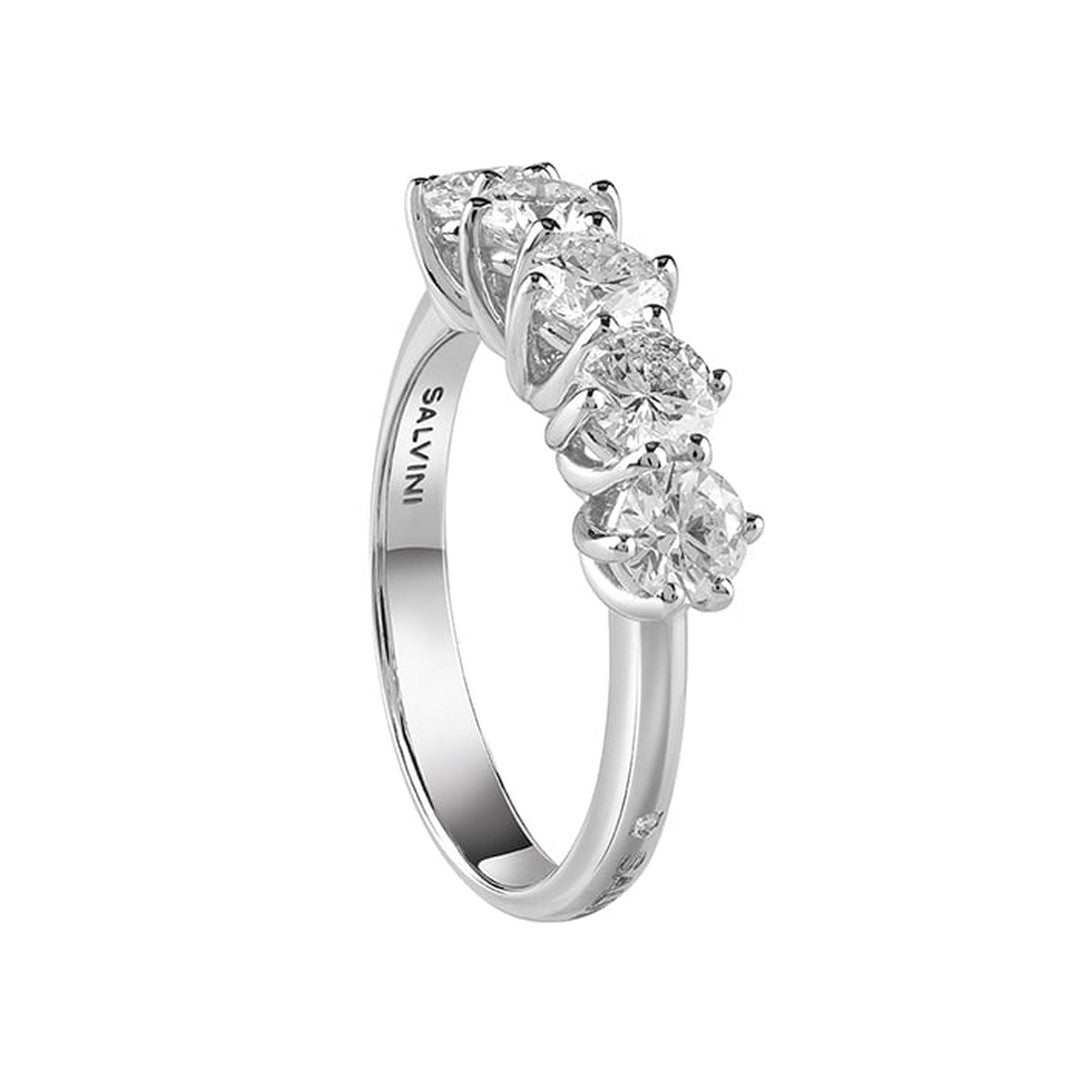 Anello Donna Salvini Veretta 5 punti di Diamante Lavinia - 20076873 - Gioielleria De Patto