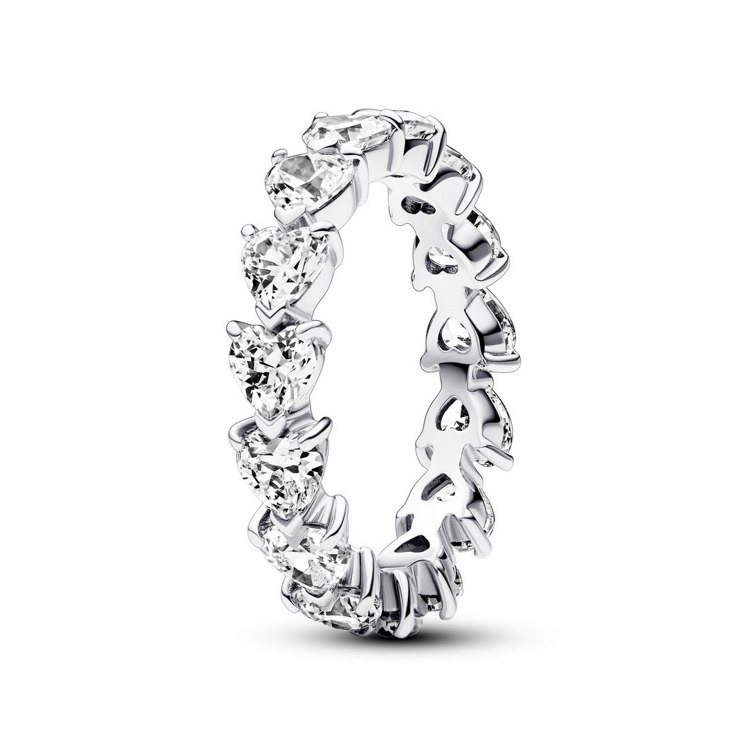 Pandora Anello Donna Fascia Cuori - 193103C01 - Gioielleria De Patto