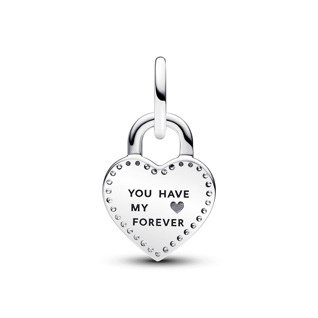 Pandora Charm Donna Pendente Lucchetto "True Love" - 783079C01 - Gioielleria De Patto