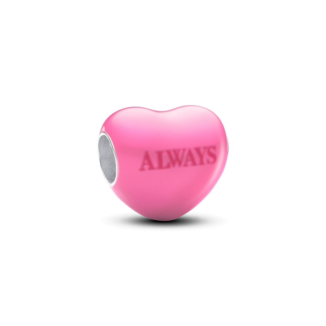 Pandora Charm Donna Cuore Messaggio d'Amore che Cambia Colore - 793087C01 - Gioielleria De Patto