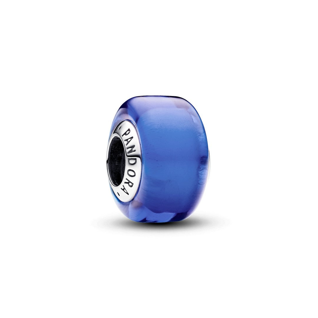 Pandora Charm Donna Mini Vetro di Murano Blu - 793105C00 - Gioielleria De Patto