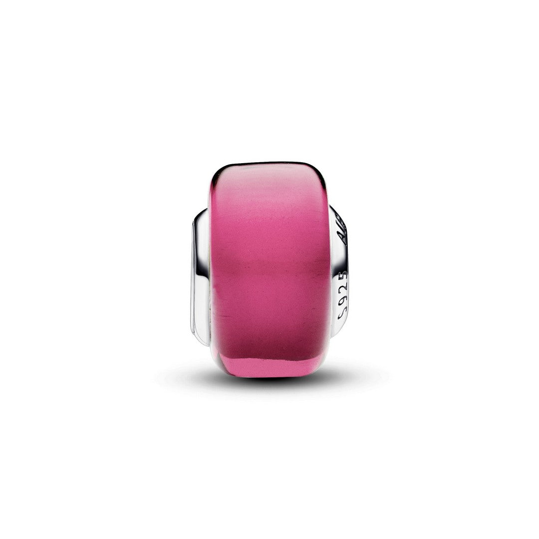 Pandora Charm Donna Mini Vetro di Murano Rosa - 793107C00 - Gioielleria De Patto