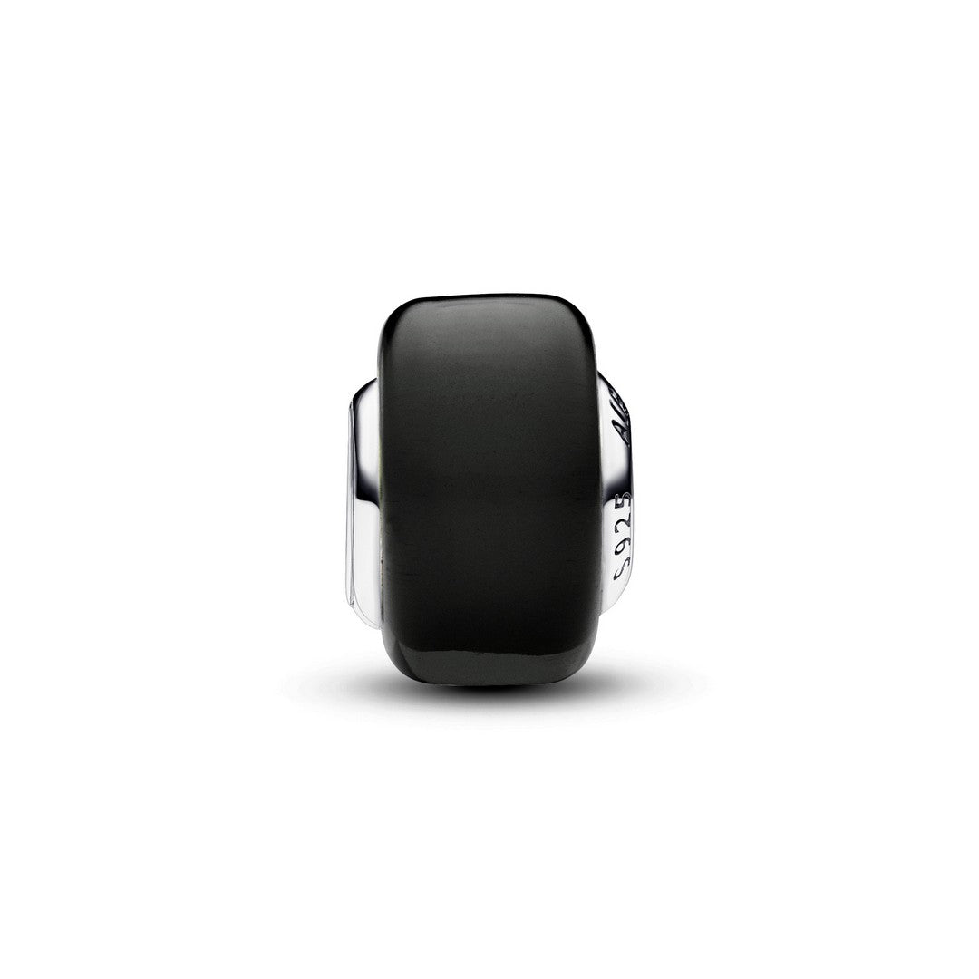 Pandora Charm Donna Mini Vetro di Murano Nero - 793117C00 - Gioielleria De Patto