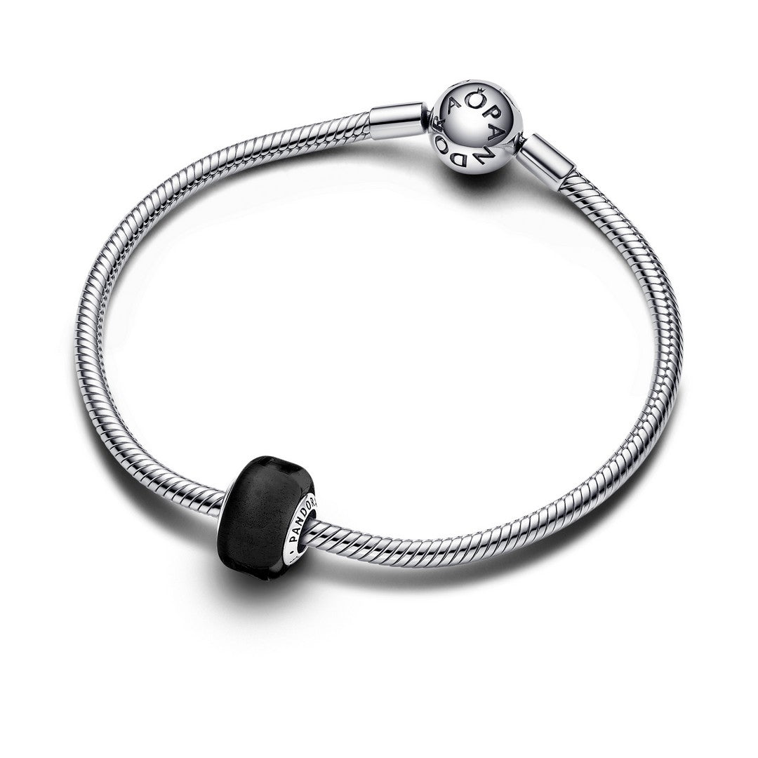 Pandora Charm Donna Mini Vetro di Murano Nero - 793117C00 - Gioielleria De Patto