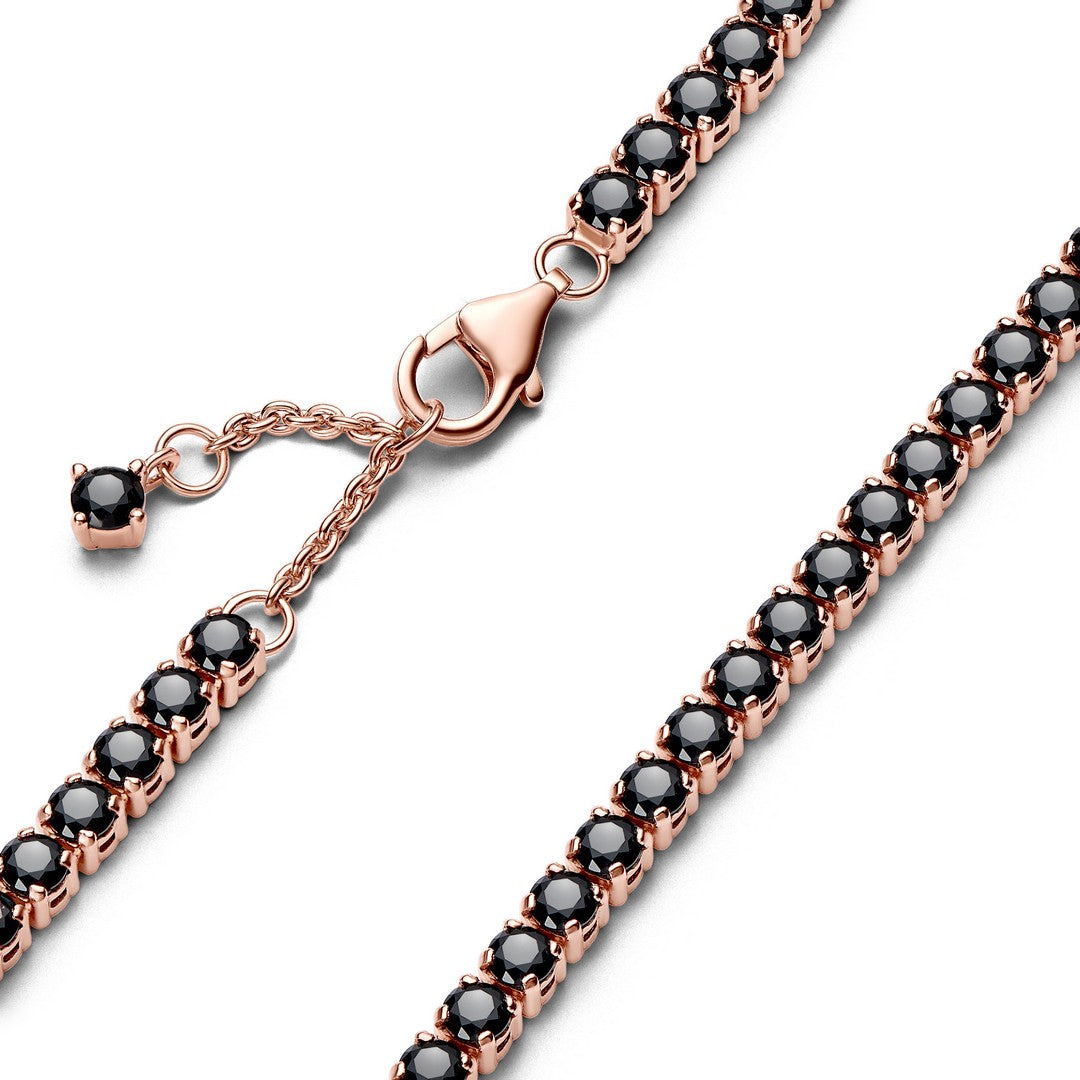Bracciale Donna Pandora Bracciale Tennis con Pietre Nere - 581469C02 - Gioielleria De Patto