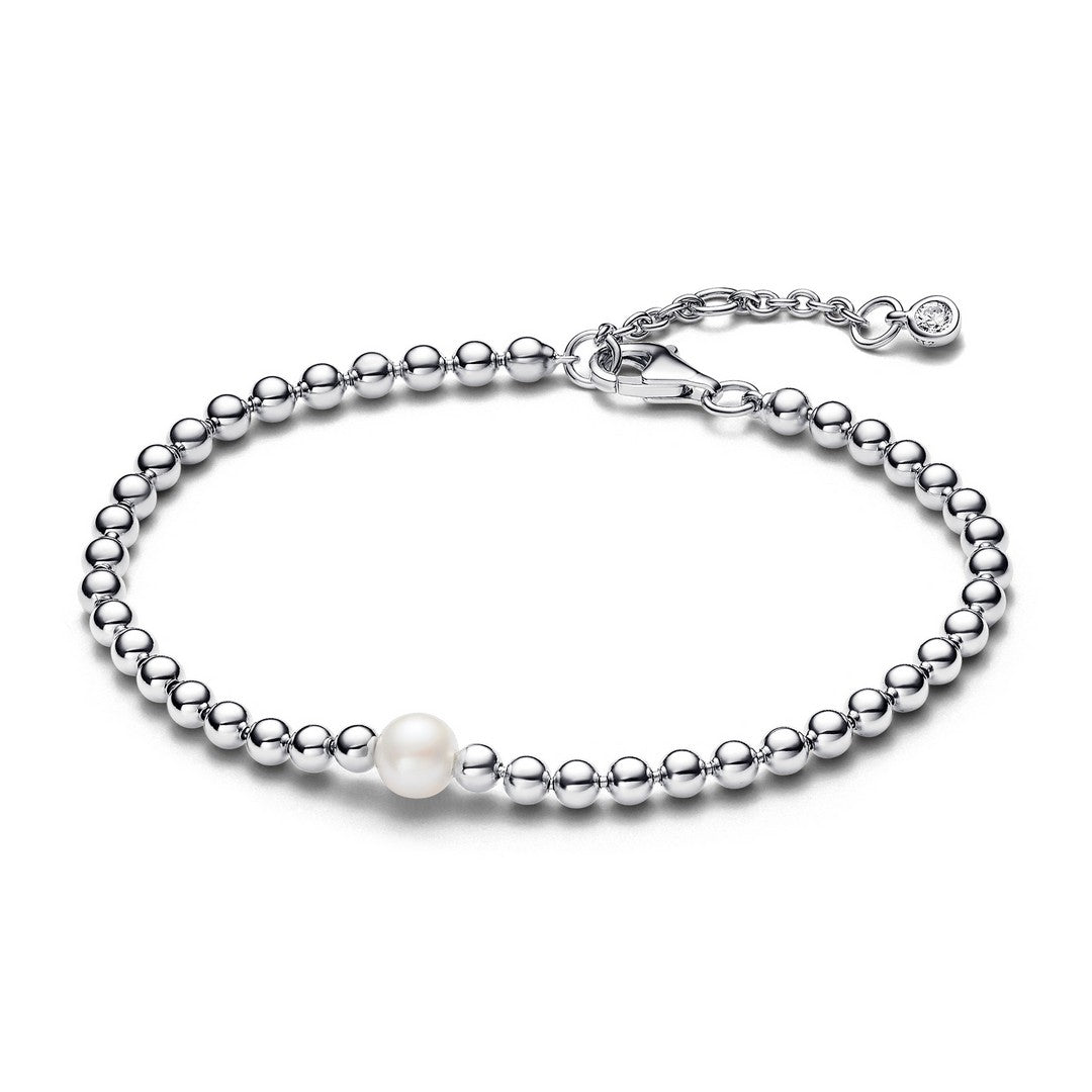 Bracciale Donna Pandora con Perla dAcqua Dolce Coltivata e Sfere - 593173C01 - Gioielleria De Patto