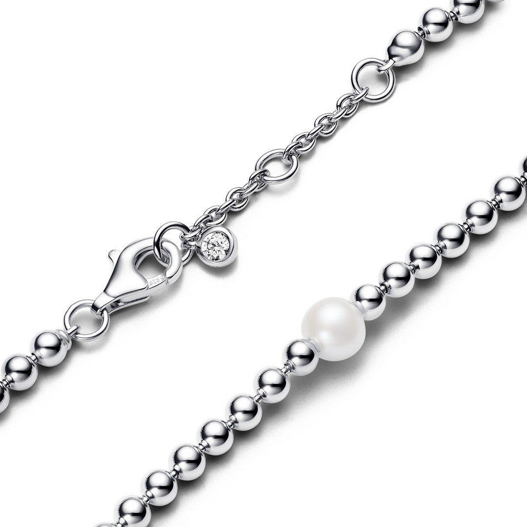 Bracciale Donna Pandora con Perla dAcqua Dolce Coltivata e Sfere - 593173C01 - Gioielleria De Patto