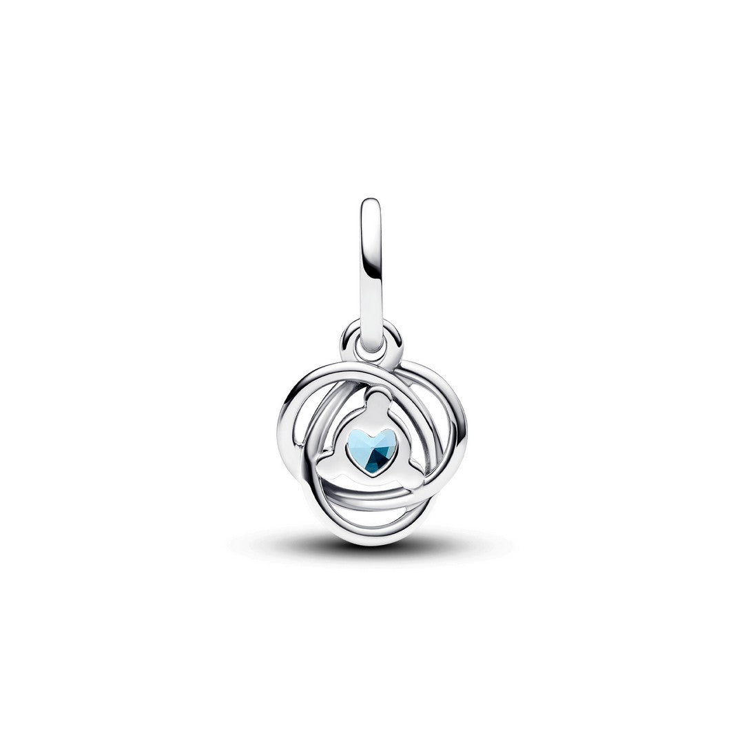 Charm Donna Pandora Pendente Cerchio Eterno Azzurro Marzo - 793125C03 - Gioielleria De Patto