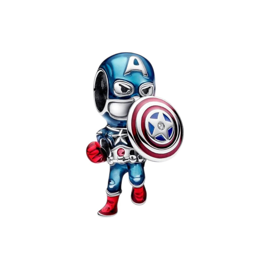 Charm Donna Pandora Marvel, Avengers, Captain America - 793129C01 - Gioielleria De Patto
