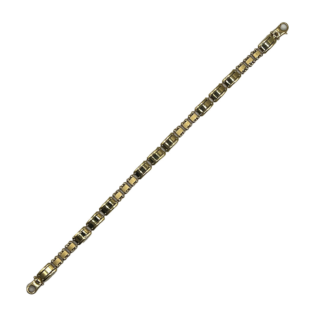 Bracciale Oro Giallo a Piastra Gold House De Patto - 1C - Gioielleria De Patto
