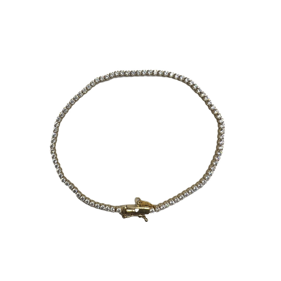 Bracciale Oro Giallo Tennis Gold House De Patto - 1U - Gioielleria De Patto