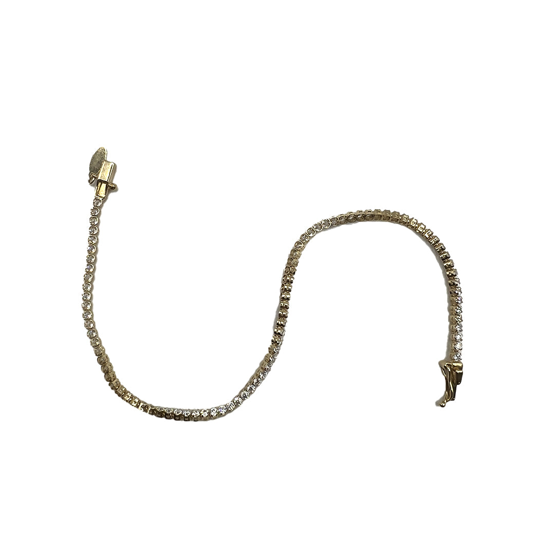 Bracciale Oro Giallo Tennis Gold House De Patto - 1U - Gioielleria De Patto
