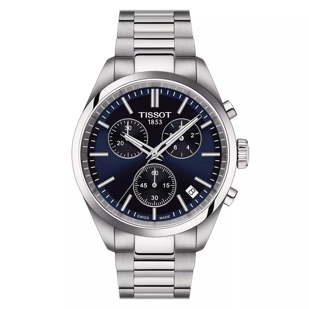 Tissot Orologio Uomo Chronograph PR 100 al Quarzo Blu - T1504171104100