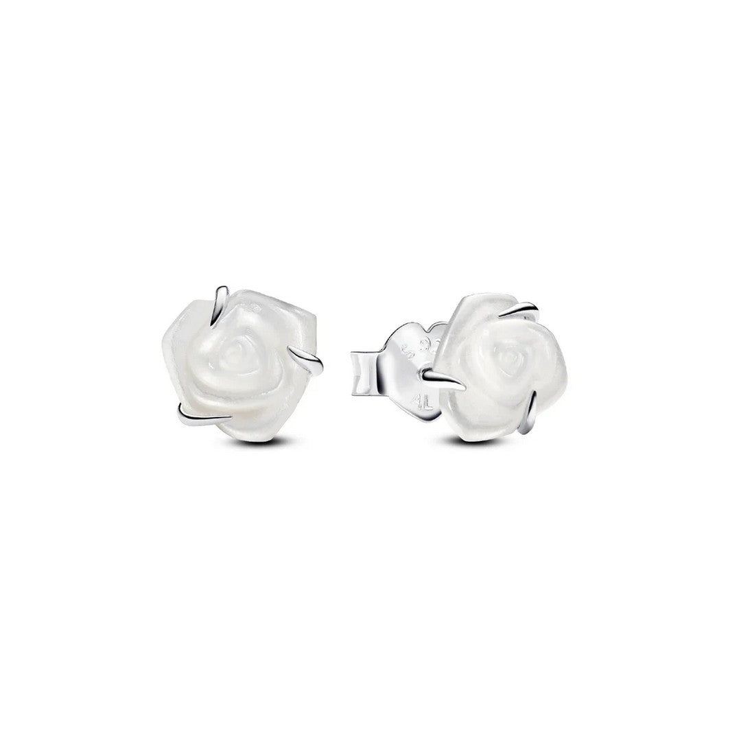 Orecchini Donna Pandora Rosa Bianca - 293209C01 - Gioielleria De Patto
