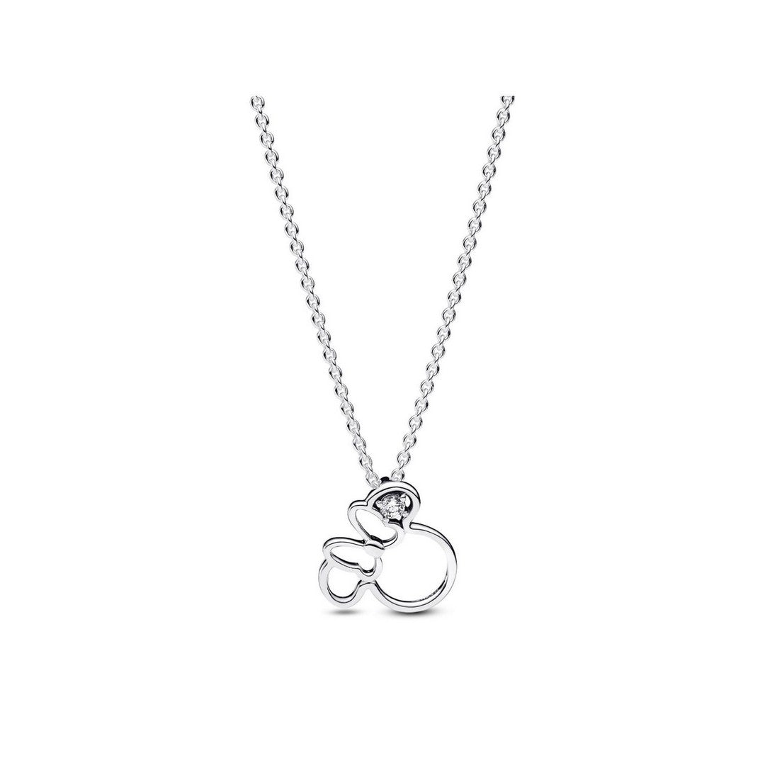 Collana Donna Pandora Disney, Sagoma Minnie Mouse - 393187C01 - Gioielleria De Patto
