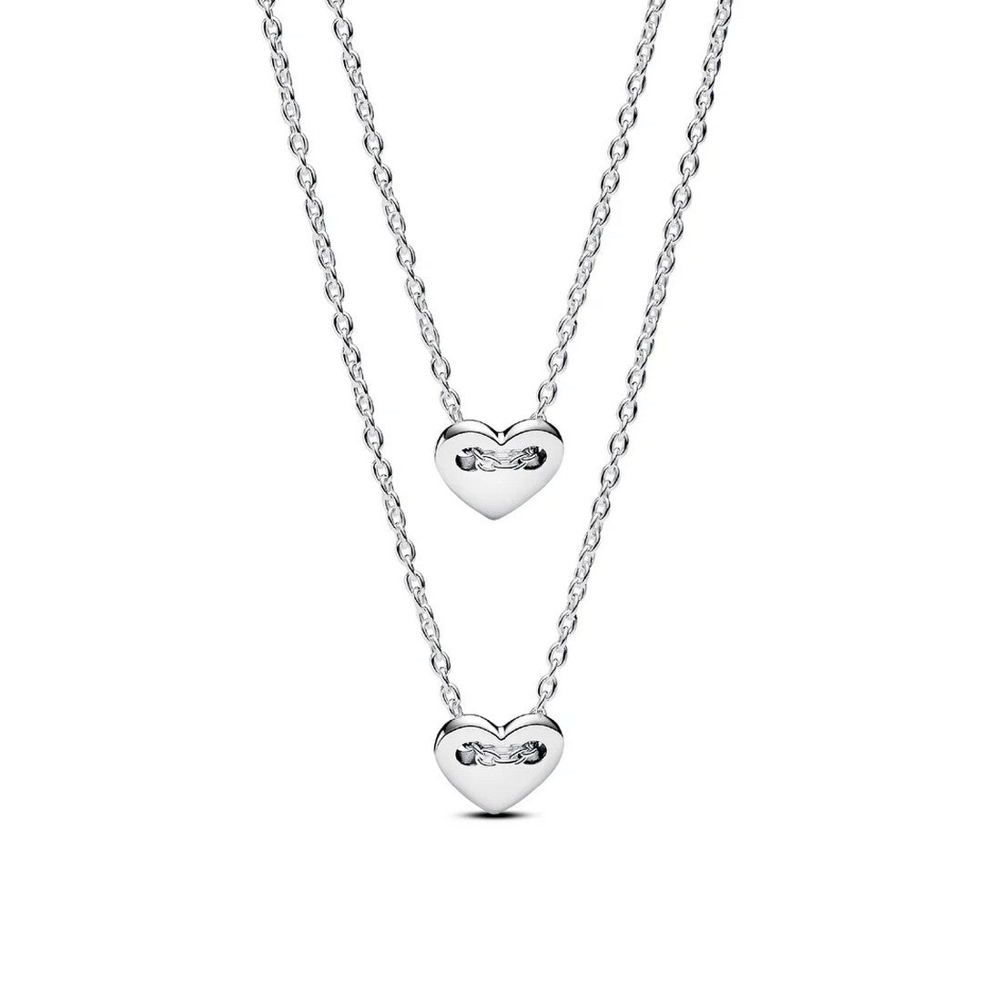 Collana Donna Pandora Cuori Divisibile - 393207C00 - Gioielleria De Patto