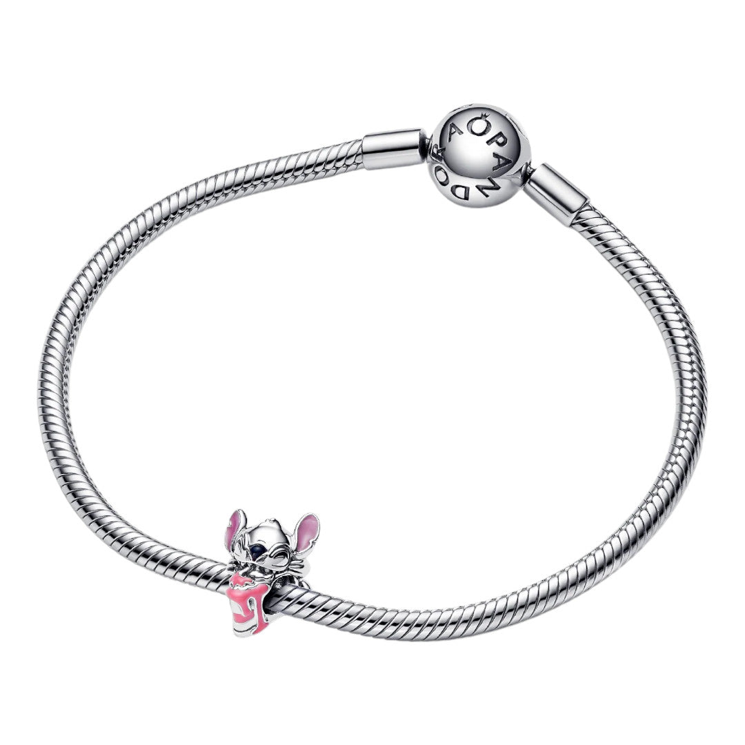 Pendente Donna Pandora Disney, Lilo & Stitch, Stitch con Torta di Compleanno - 793189C01 - Gioielleria De Patto