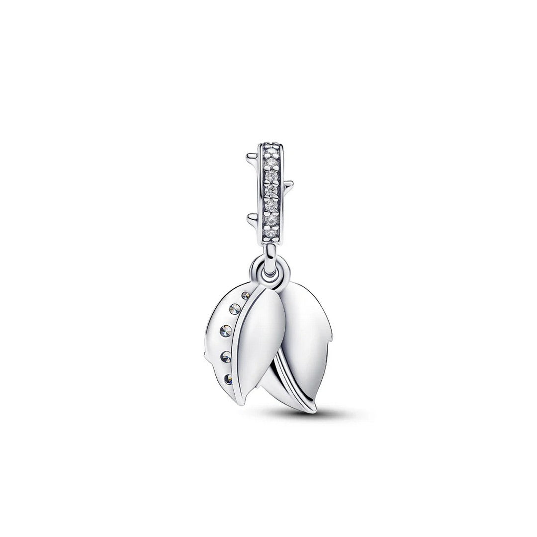 Charm Donna Pandora Pendente Rosa Bianca - 793200C01 - Gioielleria De Patto