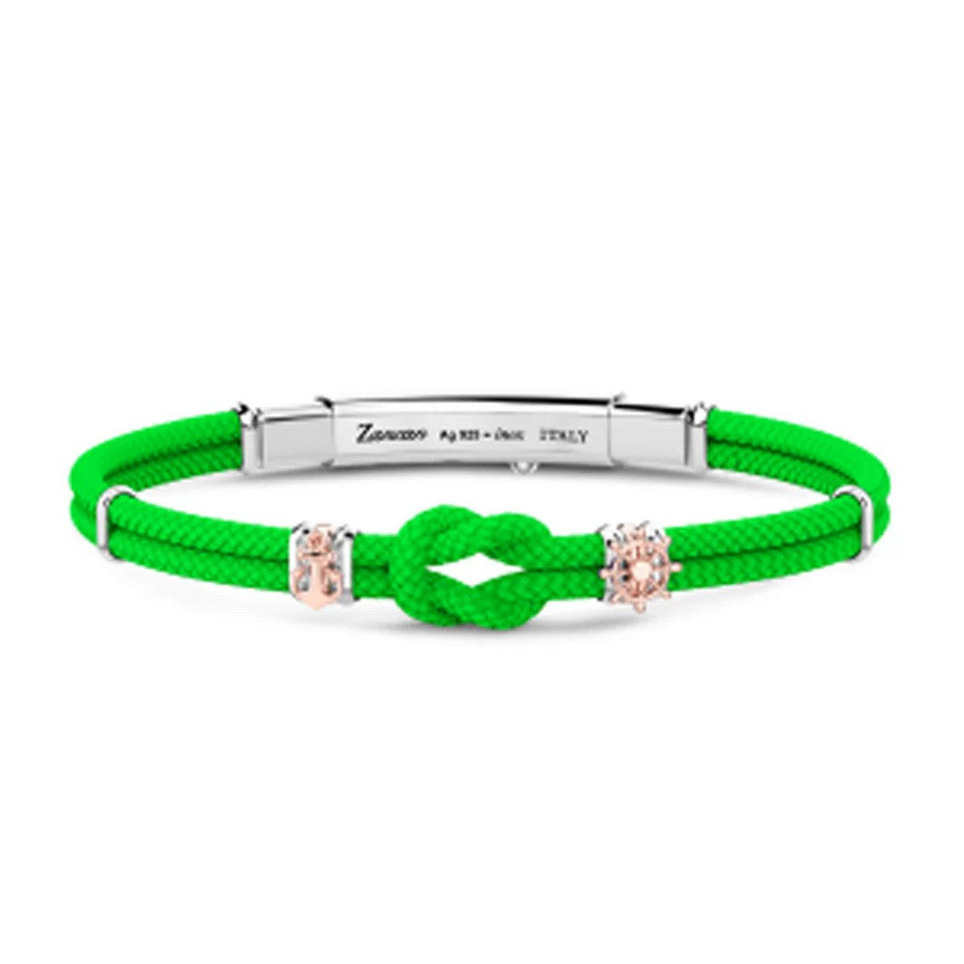 Zancan Bracciale Uomo Argento nodo nautico - ESB276-VR - Gioielleria De Patto
