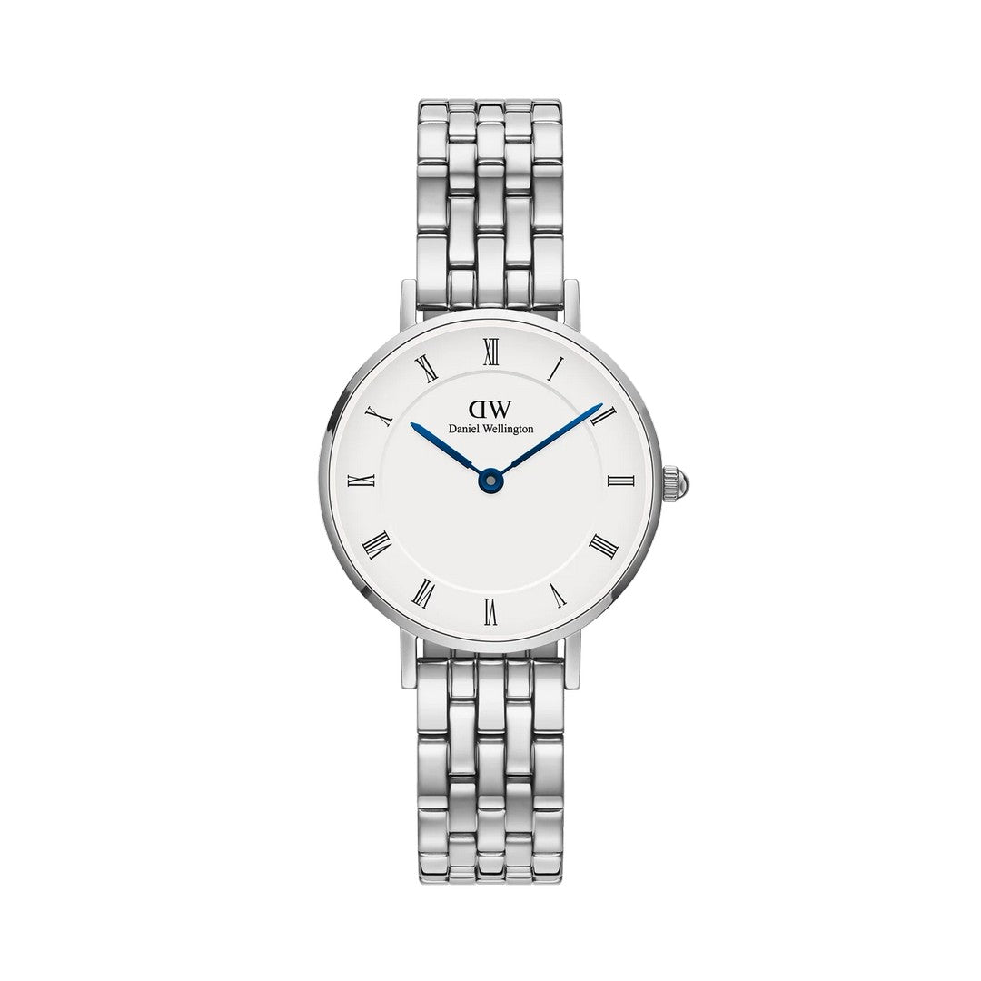 Orologio Donna Daniel Wellington Petite Roman Numerals 5 Link-Silver - DW00100685 - Gioielleria De Patto