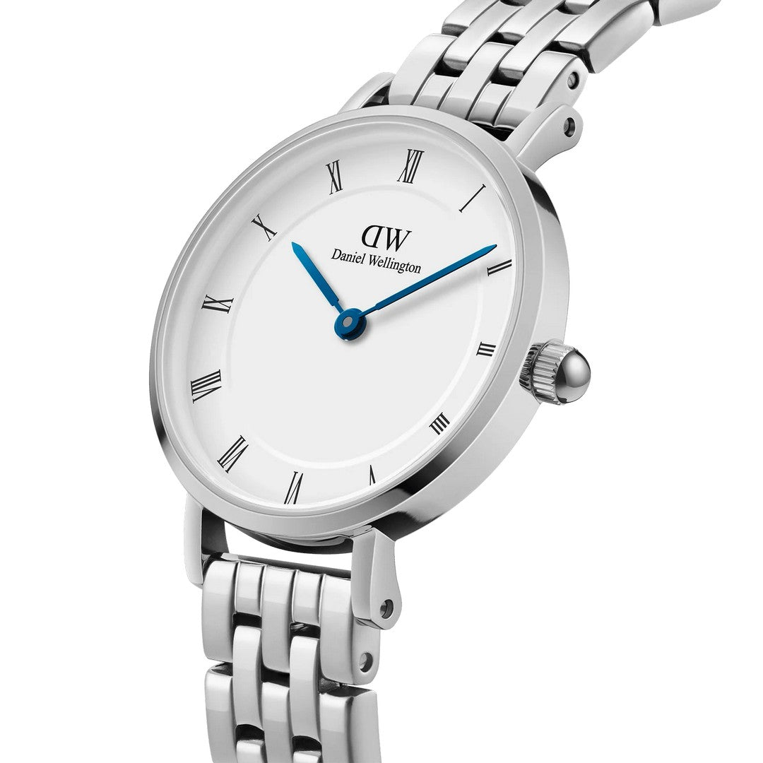 Orologio Donna Daniel Wellington Petite Roman Numerals 5 Link-Silver - DW00100685 - Gioielleria De Patto