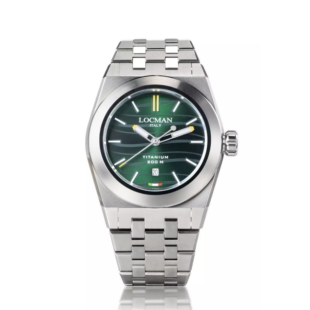 Locman Orologio Uomo STEALTH COLLECTION Verde- 022T03S-00GRWHB0 - Gioielleria De Patto
