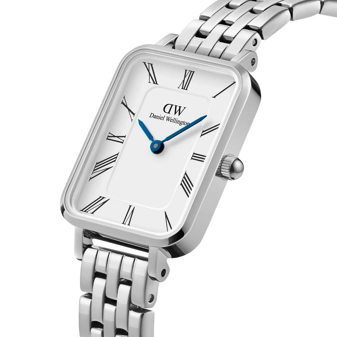 Orologio Donna Daniel Wellington Quadro Roman Numerals 5-Link - DW00100691 - Gioielleria De Patto