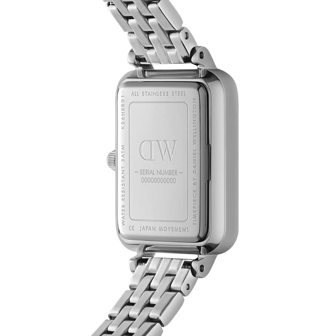 Orologio Donna Daniel Wellington Quadro Roman Numerals 5-Link - DW00100691 - Gioielleria De Patto