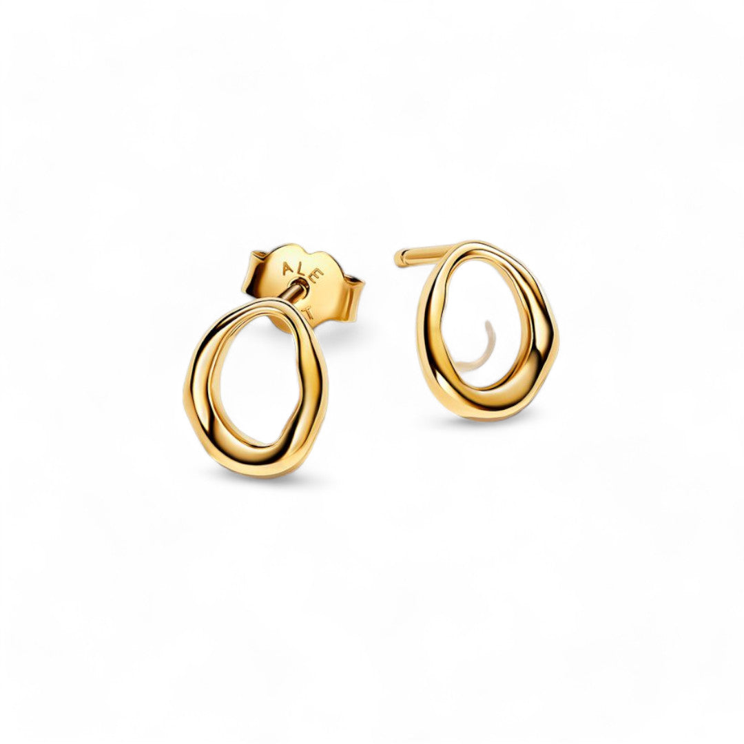 Orecchini Donna Pandora Linea Sinuosa Ovale con Perla d'Acqua Dolce Coltivata - 263295C01 - Gioielleria De Patto