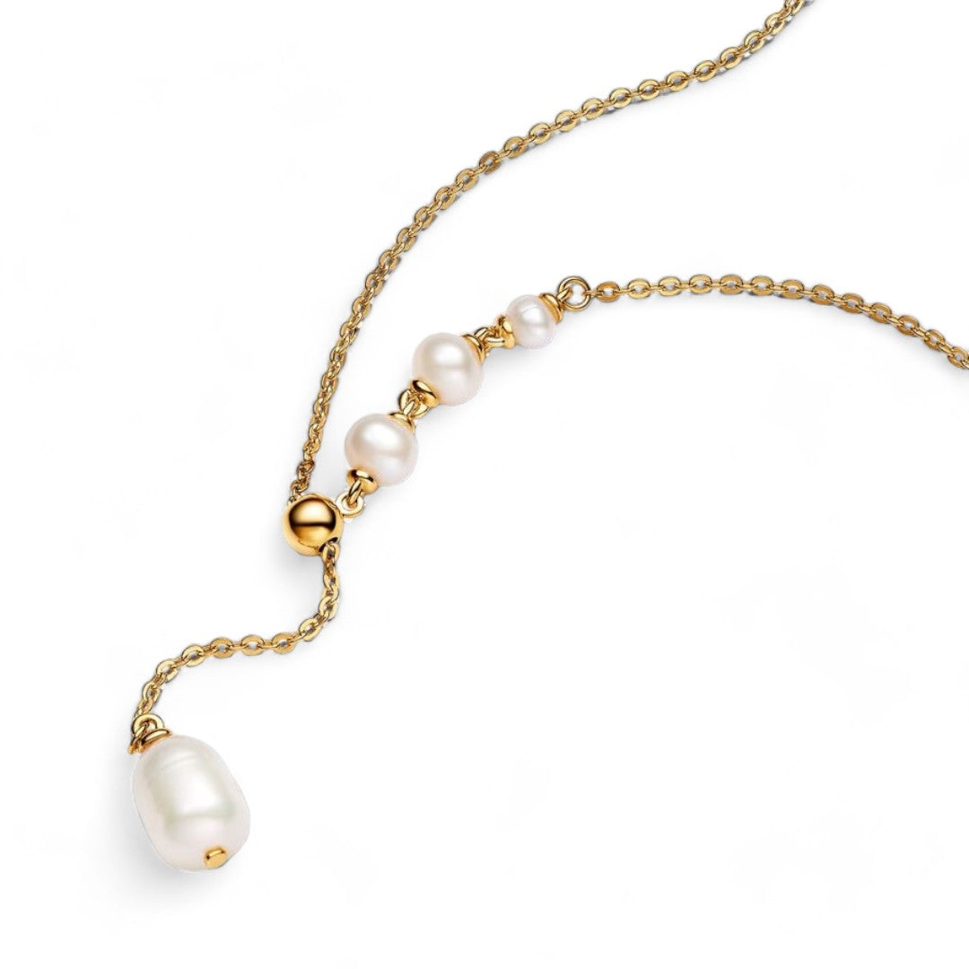Collana Donna Pandora Regolabile con Perle dAcqua Dolce Coltivate - 363259C01 - Gioielleria De Patto