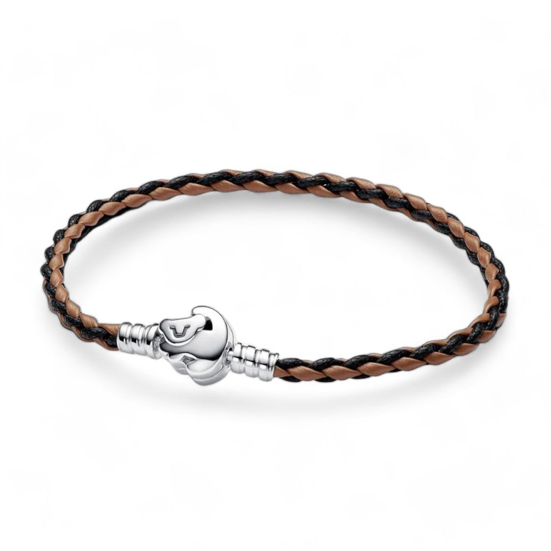 Bracciale Donna Pandora Disney, Il Re Leone, Bracciale in Pelle - 593361C01 - Gioielleria De Patto