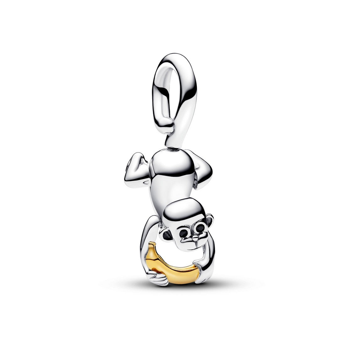 Charm Donna Pandora Pendente Scimmietta con Zampe Mobili - 763343C01 - Gioielleria De Patto