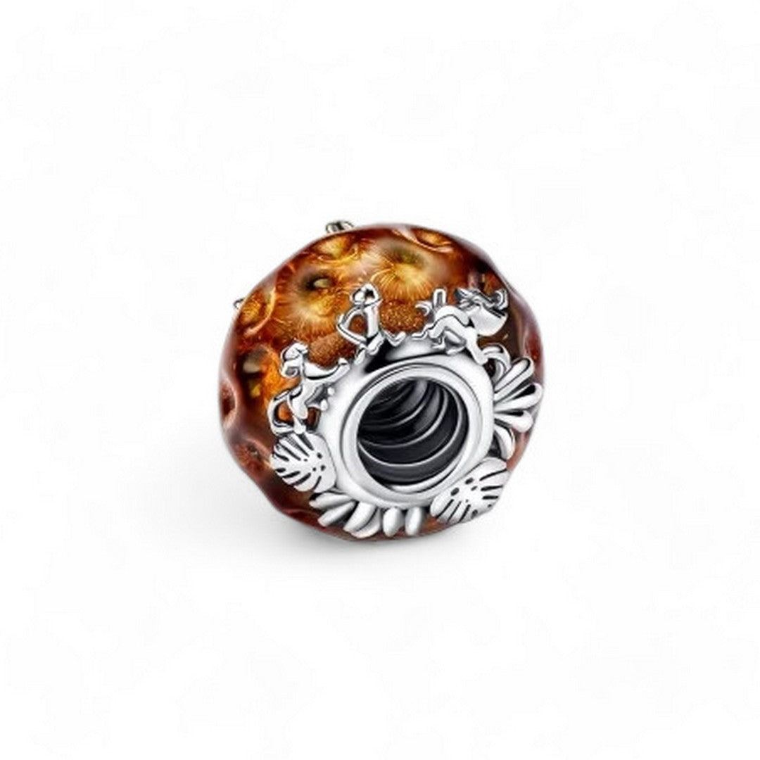 Charm Donna Pandora Disney, Il Re Leone, Vetro di Murano - 793252C00 - Gioielleria De Patto