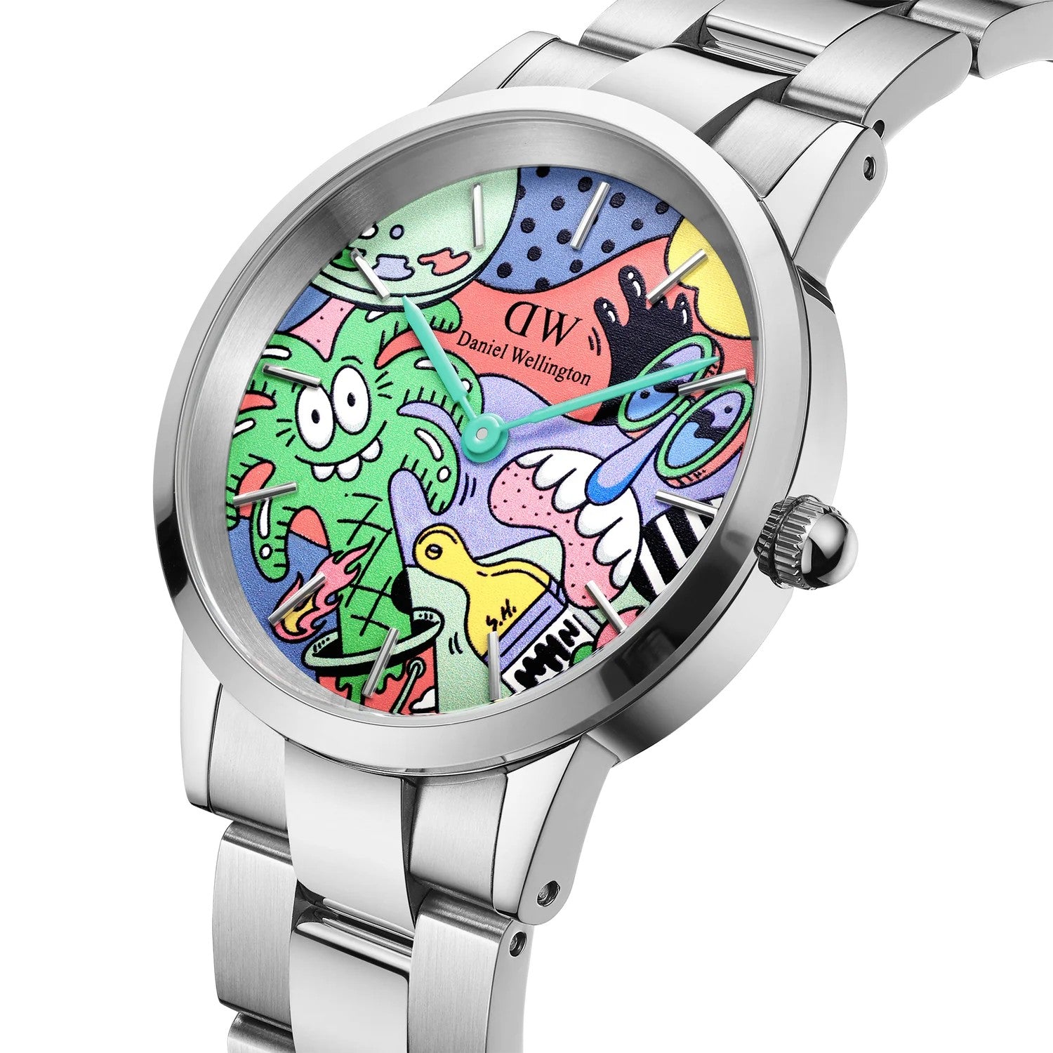 Orologio Uomo Daniel Wellington Iconic Link Multicolor Steven Harrington x DW - DW00100734 - Gioielleria De Patto