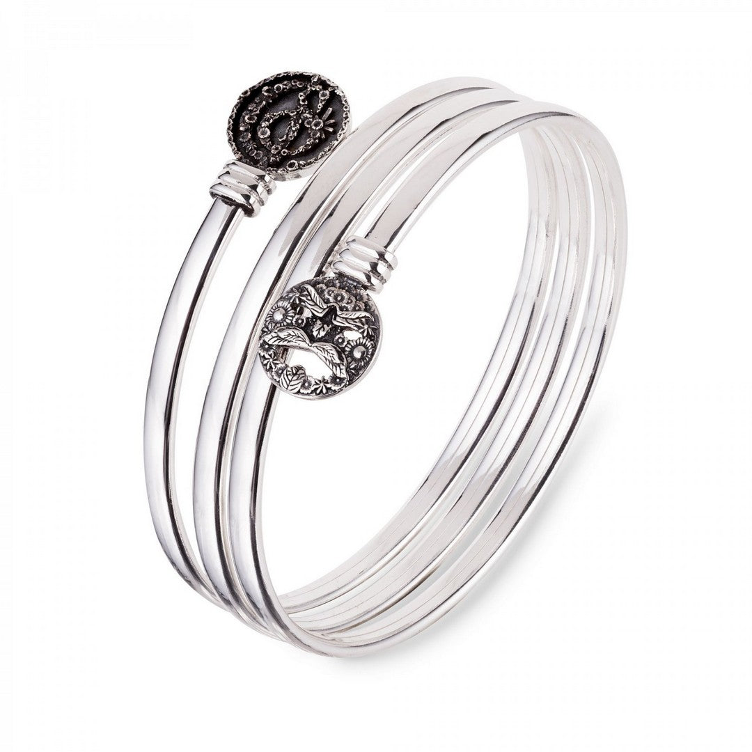 Bracciale Donna Gerardo Sacco con logo e maschera - 32385 - Gioielleria De Patto