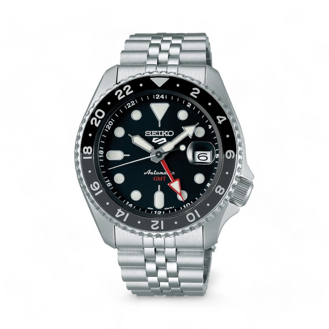 Seiko 5 Sport Orologio GMT Uomo Nero - SSK001K1 - Gioielleria De Patto