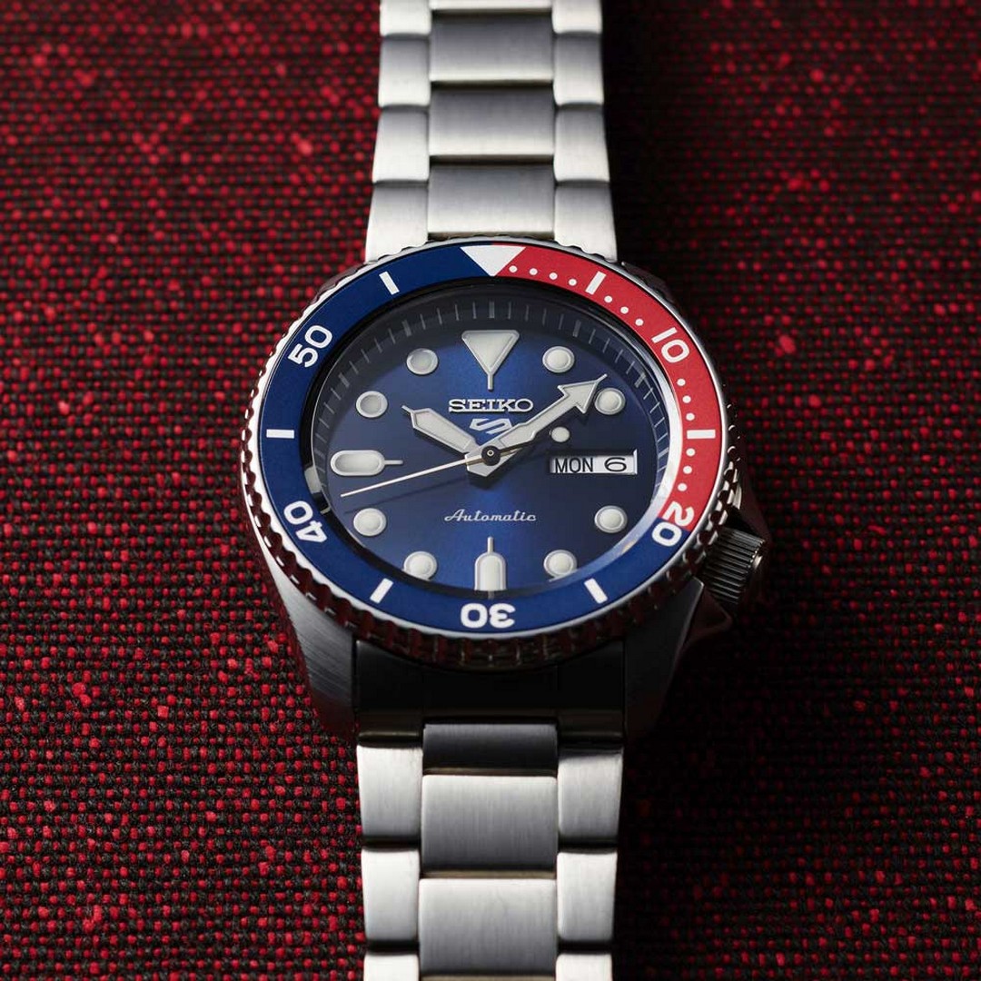 Seiko 5 Sport Orologio Uomo Pepsi - SRPD53K1 - Gioielleria De Patto