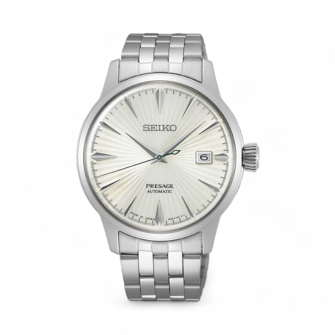 Seiko Orologio Uomo Presage Cocktail Martini Bianco - SRPG23J1 - Gioielleria De Patto