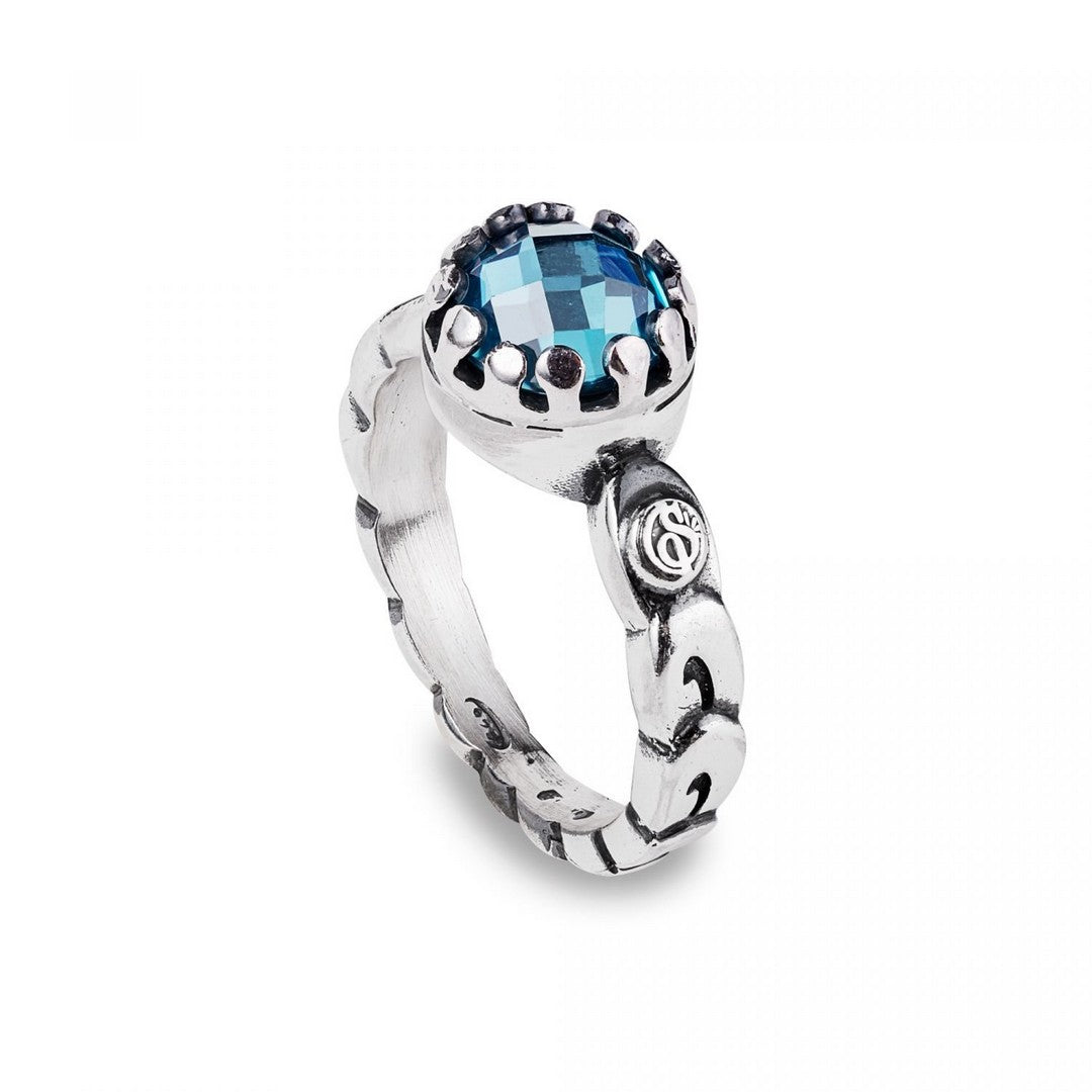 Anello Donna Gerardo Sacco cubik e zirconia - 50237az - Gioielleria De Patto