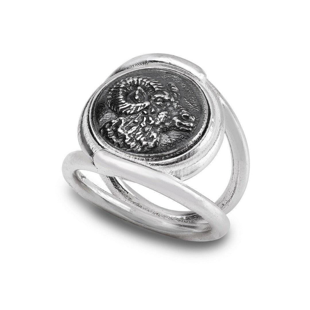 Anello Donna Gerardo Sacco Segno zodiacale Ariete - 30001 - Gioielleria De Patto